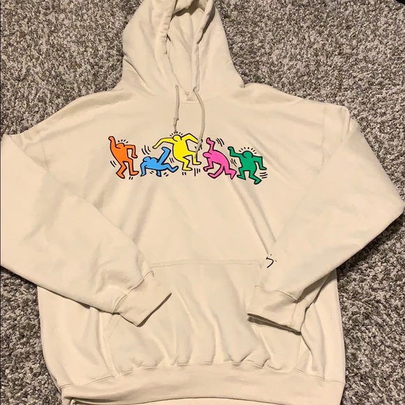 keith haring hoodie sweatshirt